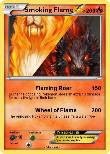 Pokemon Smoking Flame