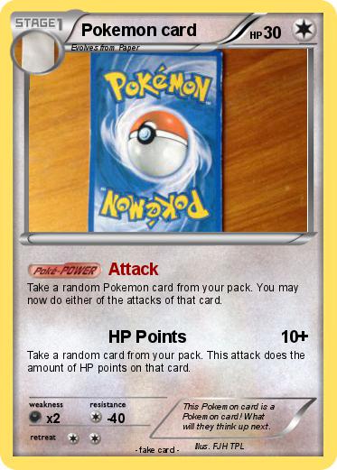 Pokemon Pokemon card