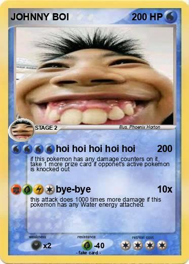 Pokemon JOHNNY BOI