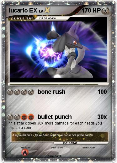Pokemon lucario EX