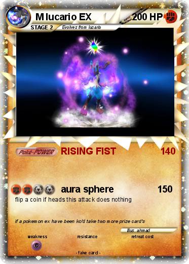 Pokemon M lucario EX