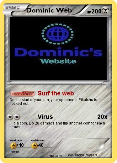 Pokemon Dominic Web