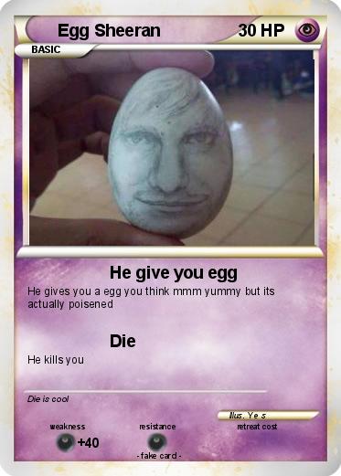 Pokemon Egg Sheeran