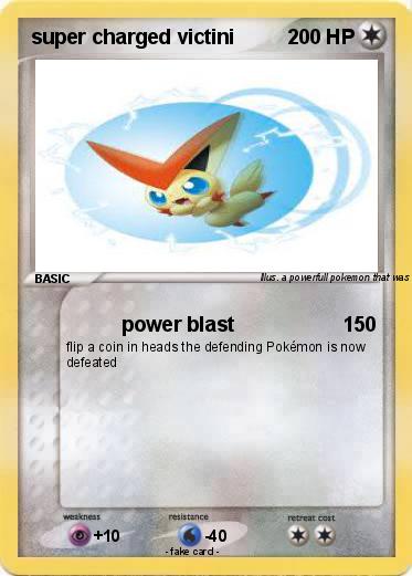 Pokemon super charged victini