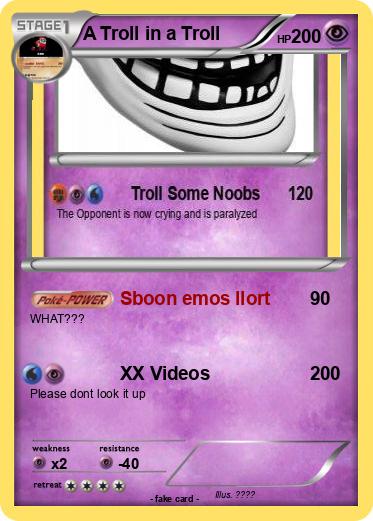 Pokemon A Troll in a Troll