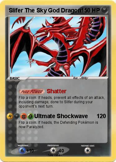Pokemon Slifer The Sky God Dragon