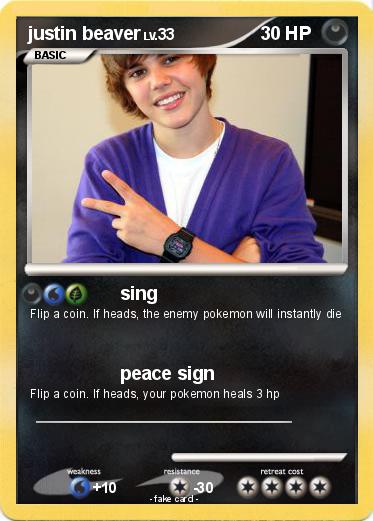 Pokemon justin beaver