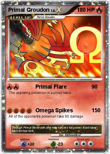 Pokemon Primal Groudon