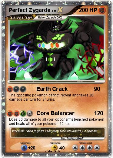 Pokemon Perfect Zygarde Pokemon Perfect Zygarde