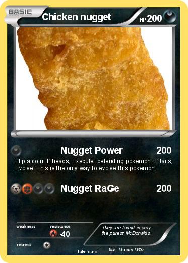 Pokemon Chicken nugget