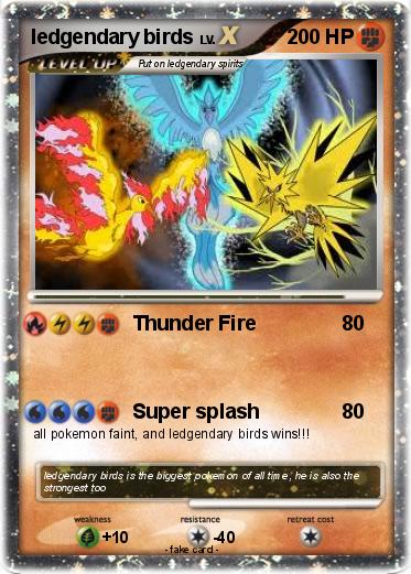 Pokemon ledgendary birds