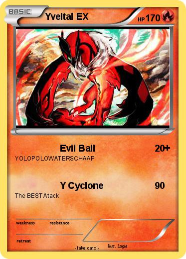 Pokemon Yveltal EX