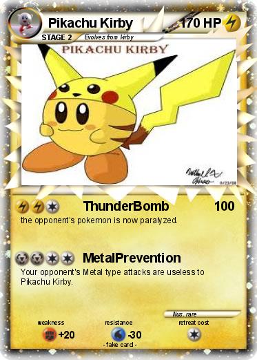 Pokemon Pikachu Kirby