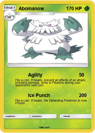 Pokemon Abomanow