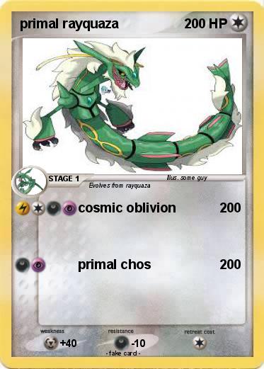 Pokemon primal rayquaza