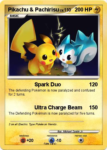 Pokemon Pikachu & Pachirisu