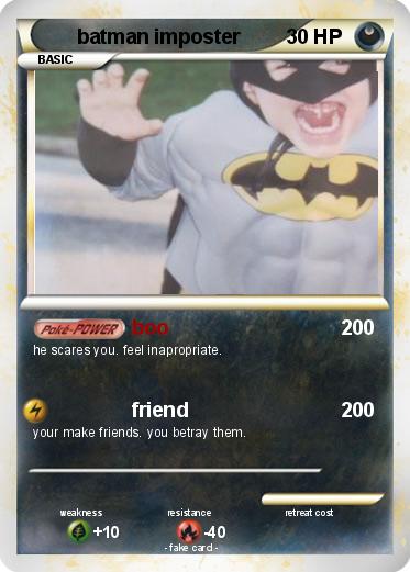 Pokemon batman imposter