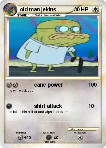 Pokemon old man jekins