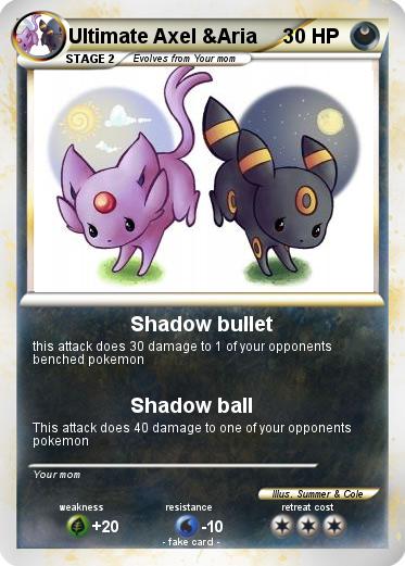 Pokemon Ultimate Axel &Aria