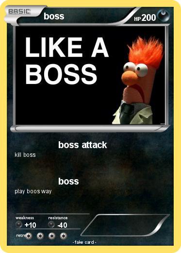 Pokemon boss