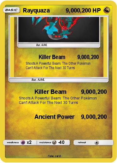 Pokemon Rayquaza          9,000,