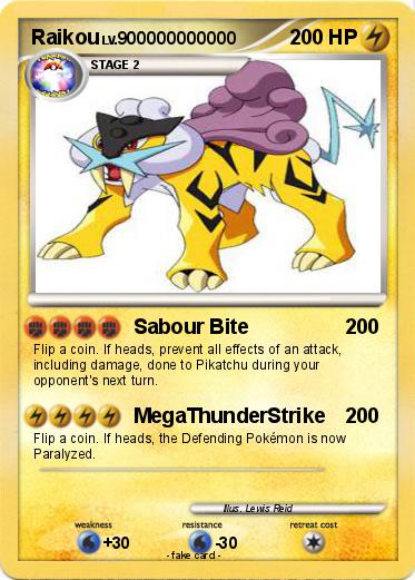 Pokemon Raikou