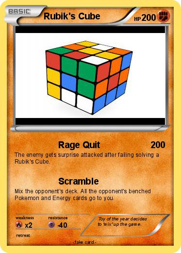 Pokemon Rubik's Cube