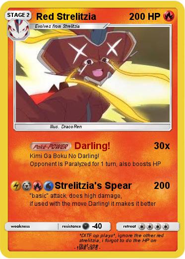 Pokemon Red Strelitzia