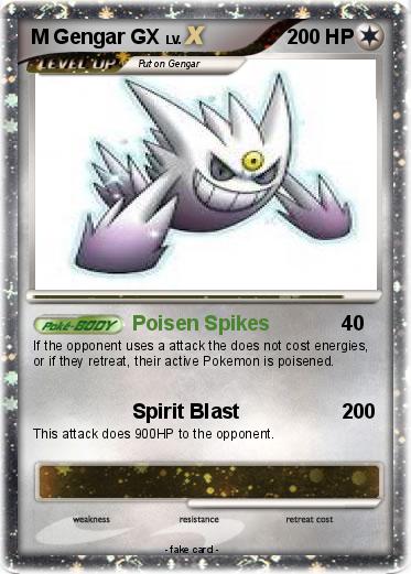 Pokemon M Gengar GX