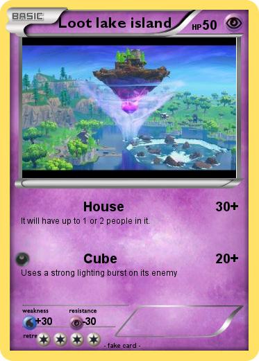 Pokemon Loot lake island