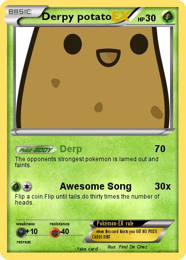 Pokemon Derpy potato
