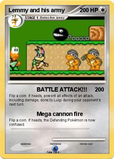 Pokemon Lemmy and his army