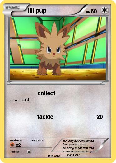 Pokemon lillipup