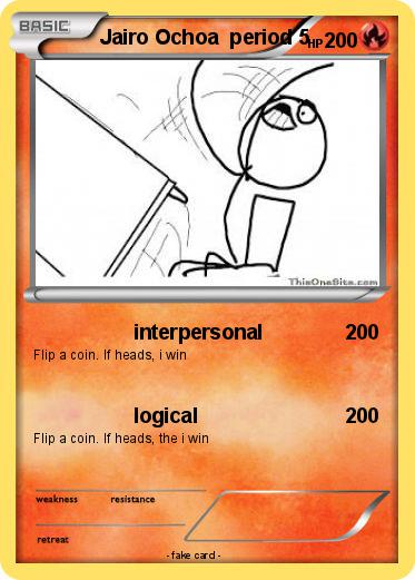 Pokemon Jairo Ochoa  period 5