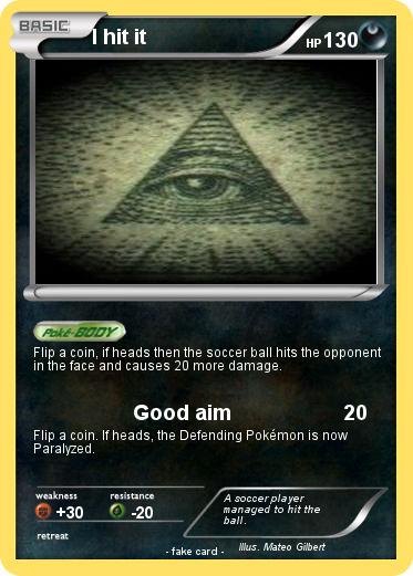 Pokemon I hit it