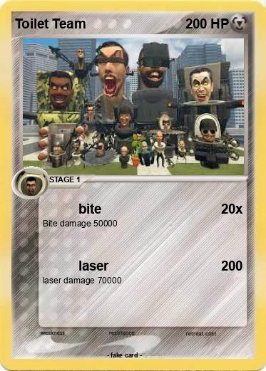 Pokemon Toilet Team