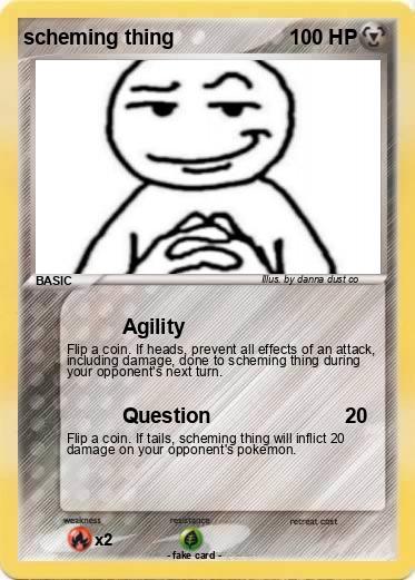 Pokemon scheming thing
