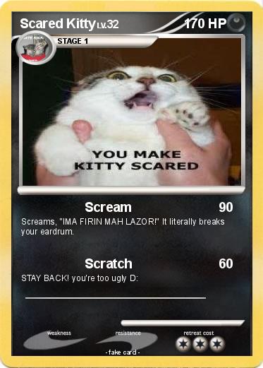 Pokemon Scared Kitty