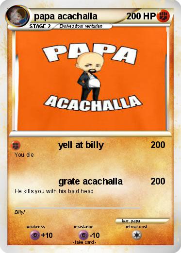 Pokemon papa acachalla