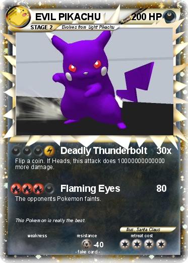 Pokemon EVIL PIKACHU