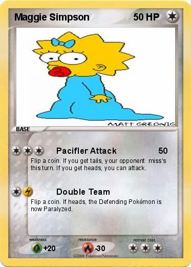 Pokemon Maggie Simpson