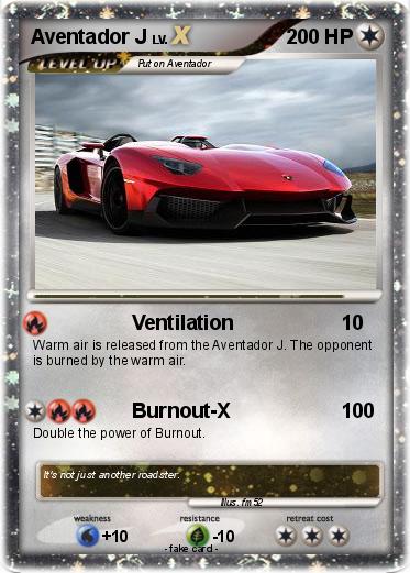 Pokemon Aventador J