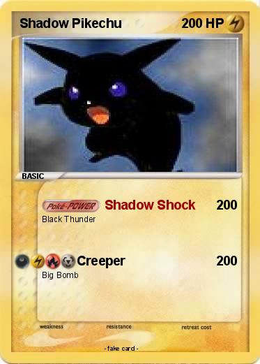 Pokemon Shadow Pikechu