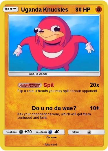 Pokemon Uganda Knuckles