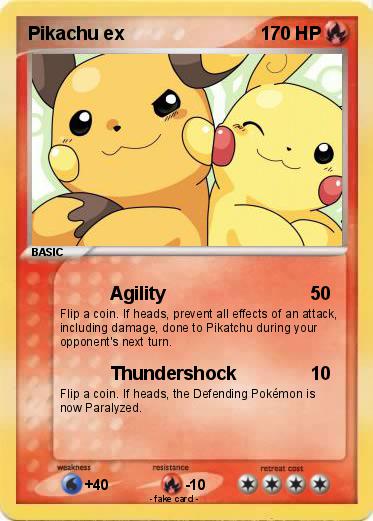 Pokemon Pikachu ex