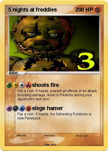 Pokemon 5 nights at freddies