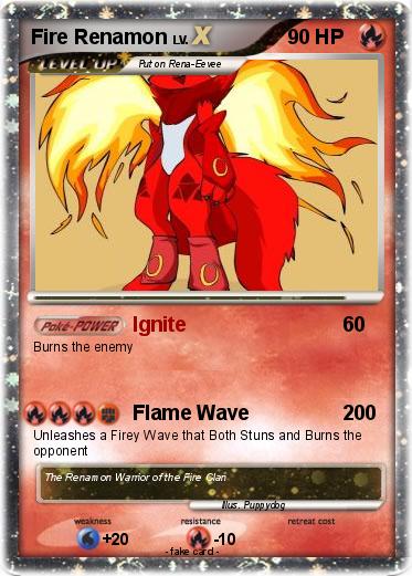 Pokemon Fire Renamon