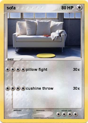 Pokemon sofa
