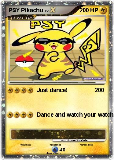 Pokemon PSY Pikachu