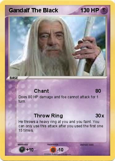 Pokemon Gandalf The Black